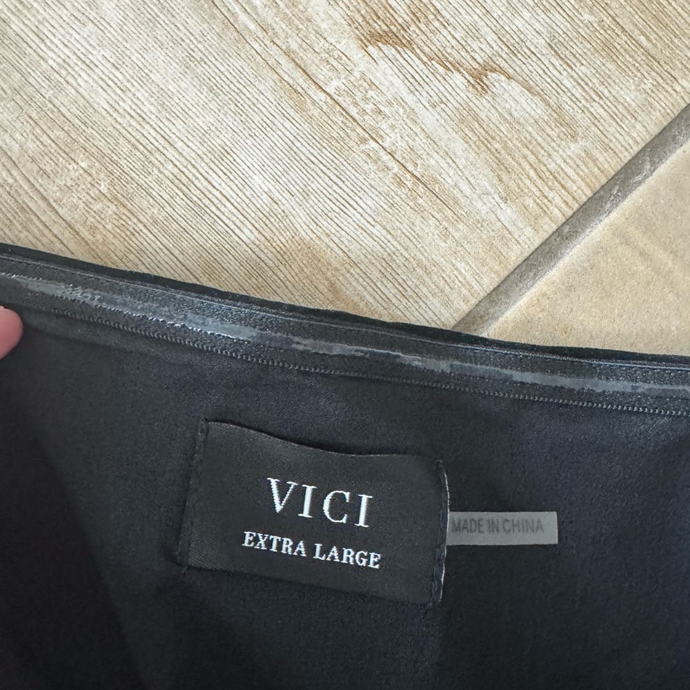Vici Black and White Strapless Dress / B55 - Picture 5 of 5